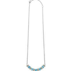 Chains<LAGOS Five Station Swiss Blue Topaz Necklace