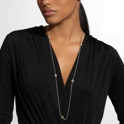 Chains<LAGOS Five Station Two-Tone Love Knot Necklace