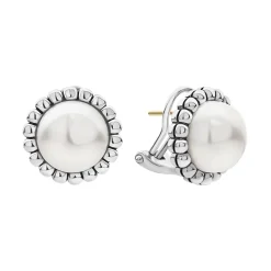 Pearl<LAGOS Fluted Pearl Stud Earrings
