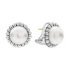 Caviar Earrings<LAGOS Fluted Pearl Stud Earrings