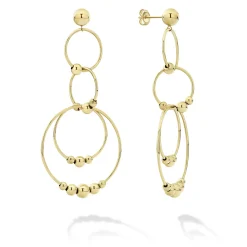 Drop Earrings<LAGOS Four Circle Bead Drop Earrings