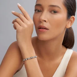 Diamonds<LAGOS Four Station Diamond Caviar Bracelet | 6Mm