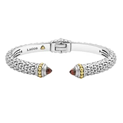 Cuffs<LAGOS Garnet Cuff Bracelet | 8Mm