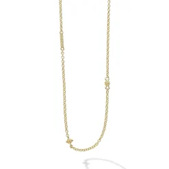 Gold<LAGOS Gold Caviar Chain Necklace