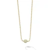 Gold<LAGOS Gold Diamond Sphere Necklace