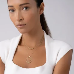 Gold<LAGOS Graduated Bead Necklace Gift Set