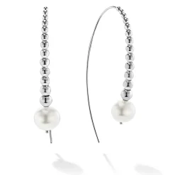 Caviar Earrings<LAGOS Graduated Bead Pearl Earrings