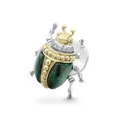 Gemstones<LAGOS Jade Diamond Beetle Pin
