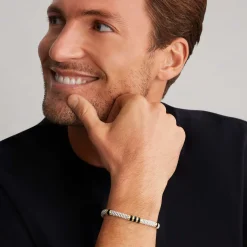 Bracelets<LAGOS 18K Gold And Ceramic Triple Station Caviar Bracelet | 6Mm