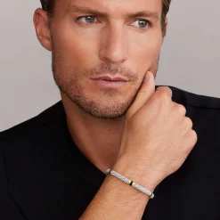 Bracelets<LAGOS 18K Gold And Ceramic Triple Station Caviar Bracelet | 6Mm