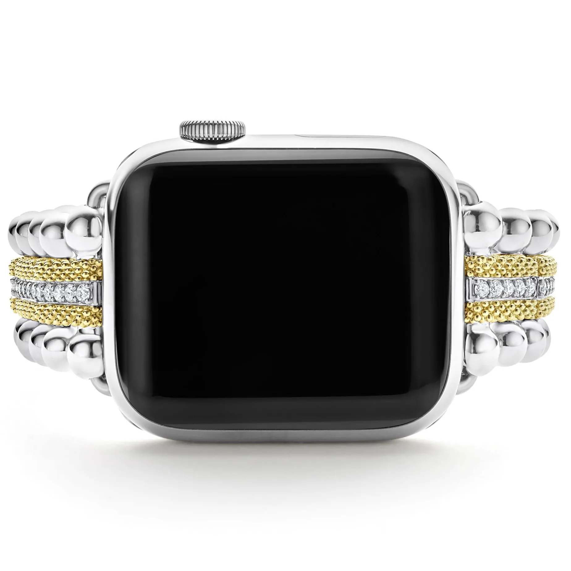 Diamonds<LAGOS 18K Gold And Diamond Caviar Beaded Watch Bracelet-38-45Mm