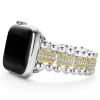 Two-Tone<LAGOS 18K Gold And Diamond Caviar Beaded Watch Bracelet-38-45Mm