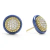 Stud Earrings<LAGOS 18K Gold And Diamond Ceramic Stud Earrings