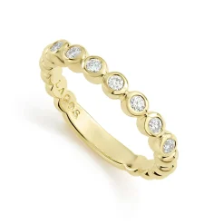 Diamonds<LAGOS 18K Gold And Diamond Stacking Ring