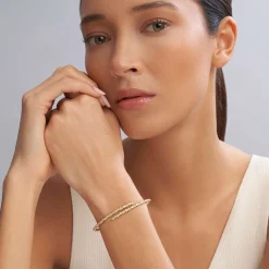 Diamonds<LAGOS 18K Gold And Diamond Superfine Cuff Bracelet