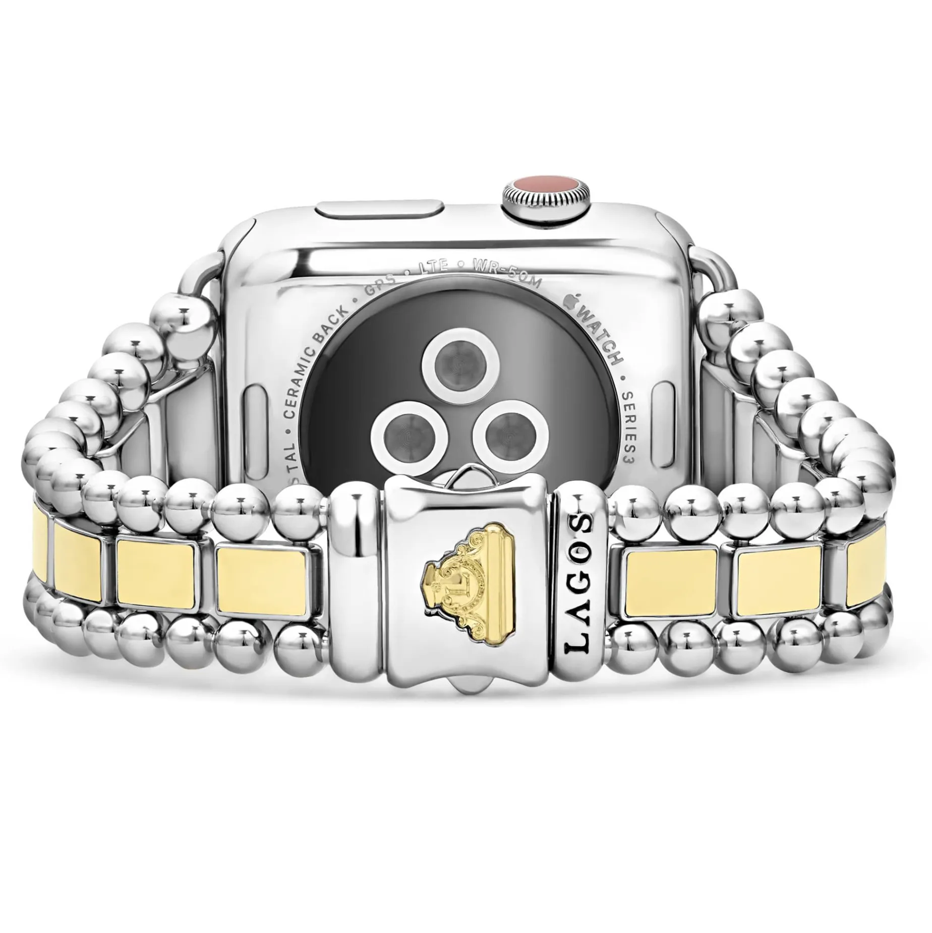 Watch Bracelets<LAGOS 18K Gold And Stainless Steel Watch Bracelet-42-49Mm