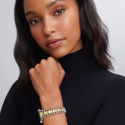 Two-Tone<LAGOS 18K Gold And Stainless Steel Watch Bracelet-42-49Mm