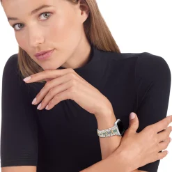 Two-Tone<LAGOS 18K Gold And Sterling Silver Blue Sapphire Watch Bracelet-38-45Mm