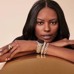 Watch Bracelets<LAGOS 18K Gold And Sterling Silver Caviar Beaded Watch Bracelet-38-45Mm