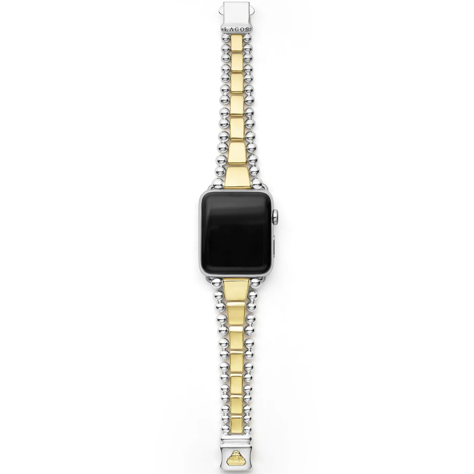 Two-Tone<LAGOS 18K Gold And Sterling Silver Watch Bracelet-42-49Mm