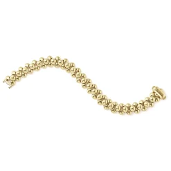 Gold<LAGOS 18K Gold Bead Bracelet