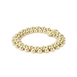 Gold<LAGOS 18K Gold Bead Bracelet