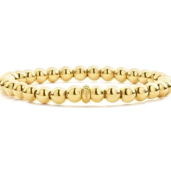 Gold<LAGOS 18K Gold Bead Bracelet | 6Mm