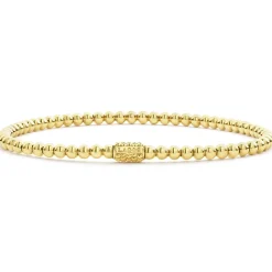 Gold<LAGOS 18K Gold Bead Bracelet | 3Mm