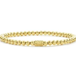 Gold<LAGOS 18K Gold Bead Bracelet | 4Mm