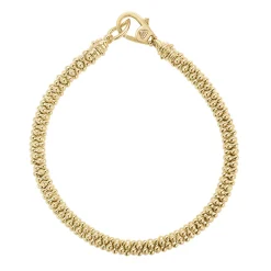 Gold<LAGOS 18K Gold Beaded Bracelet | 4Mm
