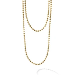 Chains<LAGOS 18K Gold Beaded Necklace