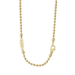 Gold<LAGOS 18K Gold Beaded Necklace