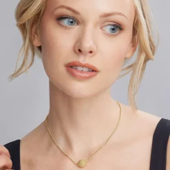 Gold<LAGOS 18K Gold Caviar Ball Pendant Necklace