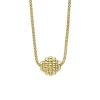 Caviar Necklaces<LAGOS 18K Gold Caviar Ball Pendant Necklace