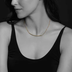 Chains<LAGOS 18K Gold Caviar Bar Necklace