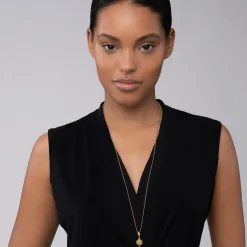 Gold<LAGOS 18K Gold Caviar Beaded Pendant Necklace