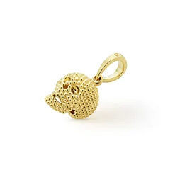 Amulets<LAGOS 18K Gold Caviar Beaded Skull Amulet