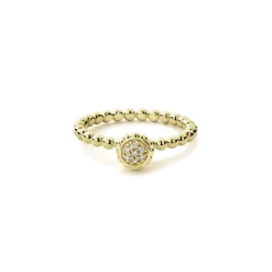 Diamonds<LAGOS 18K Gold Caviar Diamond Ring