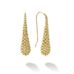 Gold<LAGOS 18K Gold Caviar Drop Earrings