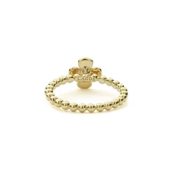 Diamonds<LAGOS 18K Gold Caviar Flower Diamond Ring