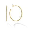 Gold<LAGOS 18K Gold Caviar Hoop Earrings