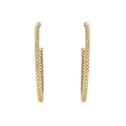 Gold<LAGOS 18K Gold Caviar Hoop Earrings
