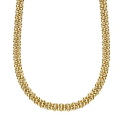 Gold<LAGOS 18K Gold Caviar Necklace | 4Mm