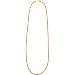 Gold<LAGOS 18K Gold Caviar Necklace 3Mm