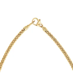 Gold<LAGOS 18K Gold Caviar Necklace 3Mm