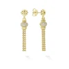 Diamonds<LAGOS 18K Gold Caviar Tassel Diamond Earrings