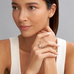 Diamonds<LAGOS 18K Gold Circle Diamond Ring