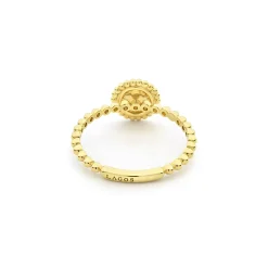 Gold<LAGOS 18K Gold Circle Ring