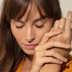 Gold<LAGOS 18K Gold Circle Ring