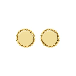 Gold<LAGOS 18K Gold Circle Stud Earrings